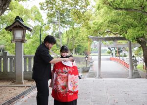 S様のお宮参り写真(大麻比古神社ロケ)